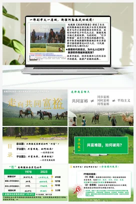 【议题式教学】1.2走向共同富裕（课件+教案+视频素材） 统编版道法九年级上册