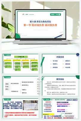 【大单元整体教学】6.1 我对谁负责 谁对我负责 单元整体设计 课件+教案 统编版道法八年级上册