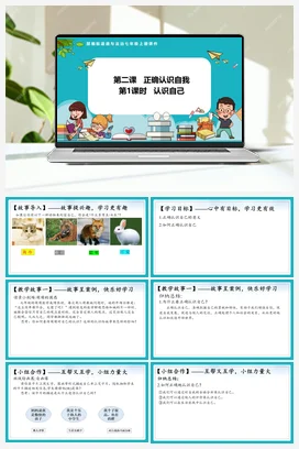 2.1认识自己 课件+教案+导学案+作业 七年级道法上册 【新教材 统编版2024】