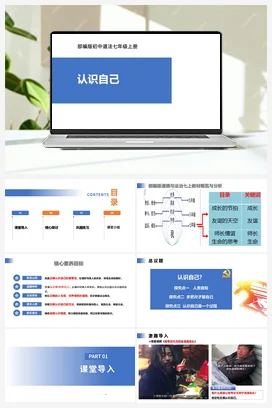 【公开课】道法七上 1.2.1《认识自己》课件+教案+视频