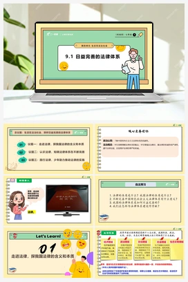 9.1 日益完善的法律体系(课件29张PPT+教案+视频素材) 人教版初中中道法七年级下册