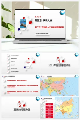 5.2 亚洲的人文环境和地域差异课件+分层练习 中图版 初中地理 八年级下册