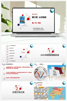 6.2 中东课件+分层练习 中图版 初中地理 八年级下册