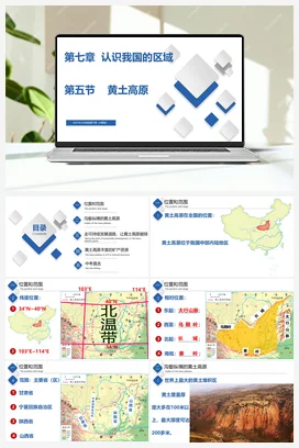 7.5 黄土高原 课件 中图版 初中地理七年级下册