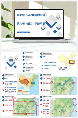 7.6 长江中下游平原 课件 中图版 初中地理七年级下册