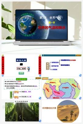 2.1 世界的气温和降水 课件 中图版 初中地理八年级上册
