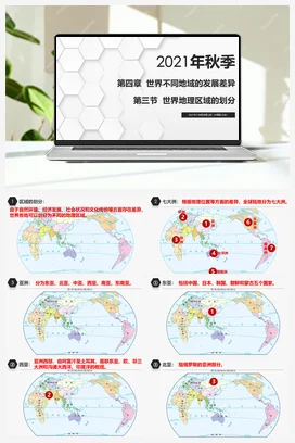 4.3 世界地理区域的划分 精品课件 中图版 初中地理八年级上册