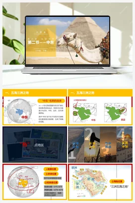 6.2中东 课件+教案+练习 中图版 初中地理八年级下册