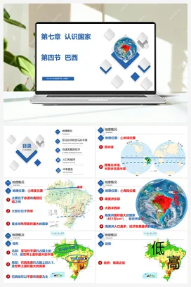 7.4 巴西 精品课件+练习 中图版 初中地理八年级下册