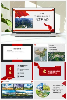 2.1 中国的地形和地势 课件 人教版 初中地理八年级上册