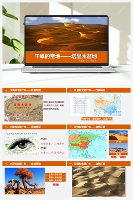 8.2 干旱的宝地——塔里木盆地 精品课件 人教版 初中地理八年级下册