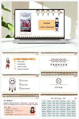 1.3 多民族的大家庭 课件+分层练习 商务星球版 初中地理 八年级上册