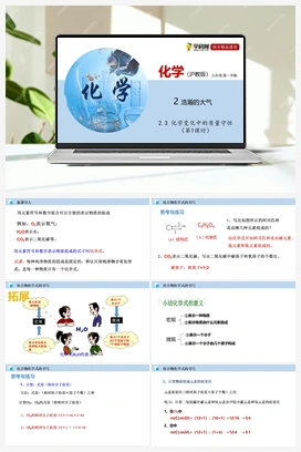 2.3 化学变化中的质量守恒（第1课时）（讲）