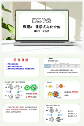 化合价（课件） 人教版初中化学九年级上册