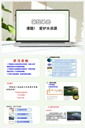 爱护水资源（课件） 人教版初中化学九年级上册