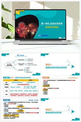 第一单元 走进化学世界（课件+单元测试） 人教版初中化学九年级上册