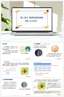 第三单元 课题2 原子的结构-【优质课件】 人教版初中化学九年级上册