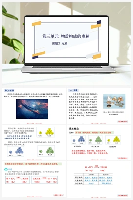第三单元 课题3 元素-【优质课件】 人教版初中化学九年级上册