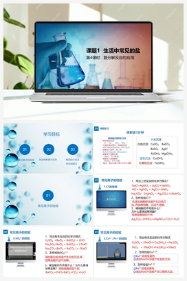 第4课时 复分解反应的应用（课件+视频） 人教版初中化学九年级下册