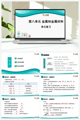 第八单元金属和金属材料（课件+知识清单+单元测试） 人教版初中化学九年级下册