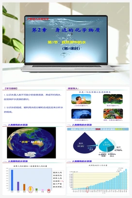 2.3 自然界中的水（第1课时）（课件+视频） 沪教版初中化学九年级上册