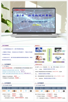 3.1 构成物质的基本微粒（第2课时）（课件+视频） 沪教版初中化学九年级上册