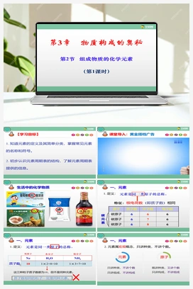3.2 组成物质的化学元素（第1课时）（课件+练习+视频） 沪教版初中化学九年级上册