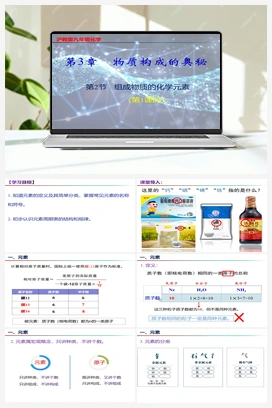 3.2 组成物质的化学元素（第1课时）（课件+视频） 沪教版初中化学九年级上册
