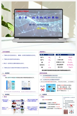 3.3 物质的组成（第1课时）（课件） 沪教版初中化学九年级上册
