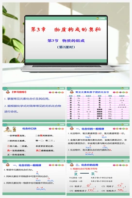 3.3 物质的组成（第2课时）（课件+练习+视频） 沪教版初中化学九年级上册