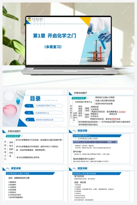 第1章 开启化学之门（课件+单元测试） 沪教版初中化学九年级上册