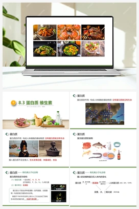 8.3 蛋白质 维生素（课件+视频） 沪教版初中化学九年级下册