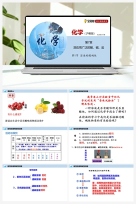 第1节 溶液的酸碱性（课件+视频） 沪教版初中化学九年级下册