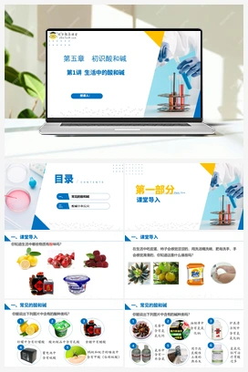 第1讲 生活中的酸和碱（课件+练习+视频） 沪教版初中化学九年级下册