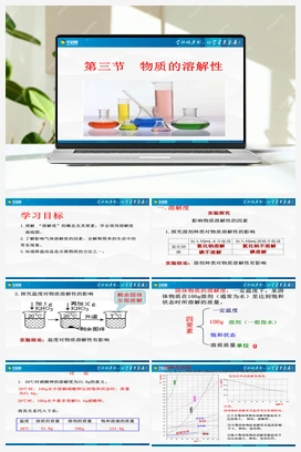 1.3 物质的溶解性（课件+练习） 鲁教版初中化学九年级