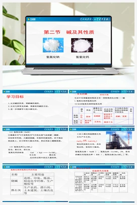 2.2碱及其性质（课件+练习） 鲁教版初中化学九年级