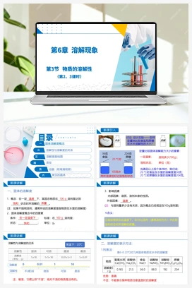 第3节 物质的溶解性（第2、3课时）（课件+练习） 沪教版初中化学九年级下册