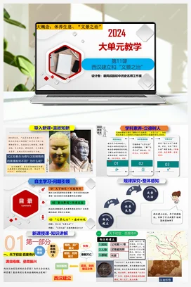 第11课西汉建立和“文景之治” 课件 教案 导学案 历史七年级上册