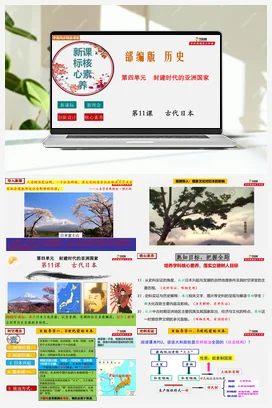 第11课古代日本 新课标核心素养课件+考点+检测 历史九年级上册