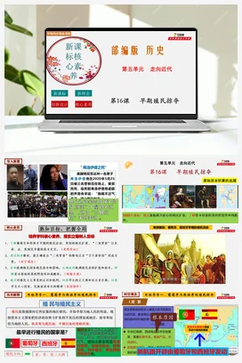 第16课早期殖民掠夺 新课标核心素养课件+考点+检测 历史九年级上册