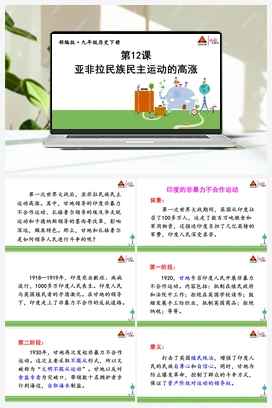 第12课 亚非拉民族民主运动的高涨 课件 人教版初中历史九年级下册