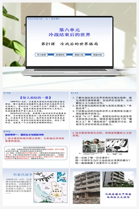 第21课 冷战后的世界格局 课件 人教版初中历史九年级下册