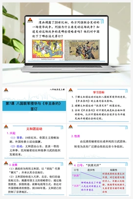 第7课 八国联军侵华与《辛丑条约》签订（课件+教案+作业） 人教版初中历史八年级上册