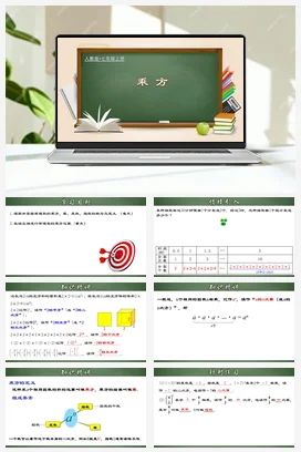 人教初中数学七年级上册 1.5.1 乘方（课件，含动画演示）