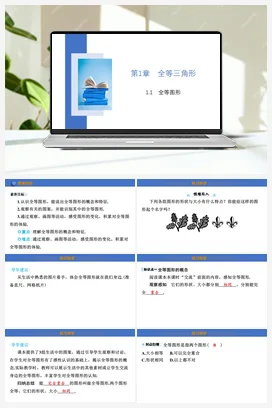 1.1 全等图形 课件 2023—2024学年苏科版数学八年级上册