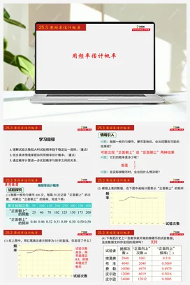 25.3 用频率估计概率-九年级数学上册同步教学课件（人教版）