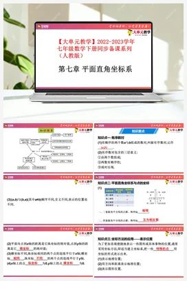 第七章 平面直角坐标系（单元小结课件+单元测试）-【大单元教学】七年级数学下册同步备课系列（人教版）