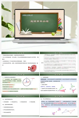 第二十三章+旋转（章末小结+单元测试）-九年级数学上册同步精品课堂（人教版）
