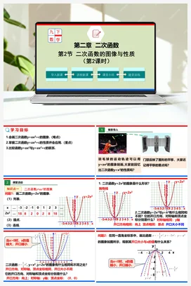 2.2.2 二次函数的图像与性质（课件）-九年级数学下册（北师大版）