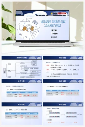 第二章 二次函数（单元小结课件+单元测试）